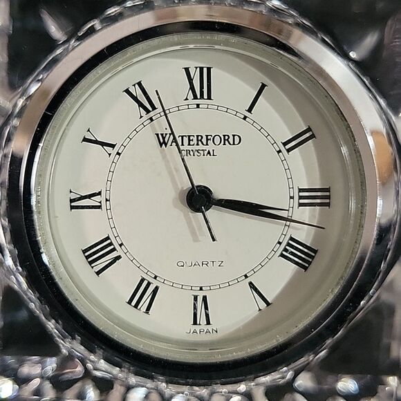 Waterford small crystal clock - Picture 2 of 3